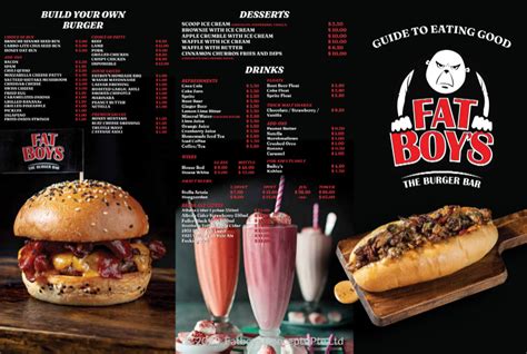 fat boy|fatboys menu with prices.